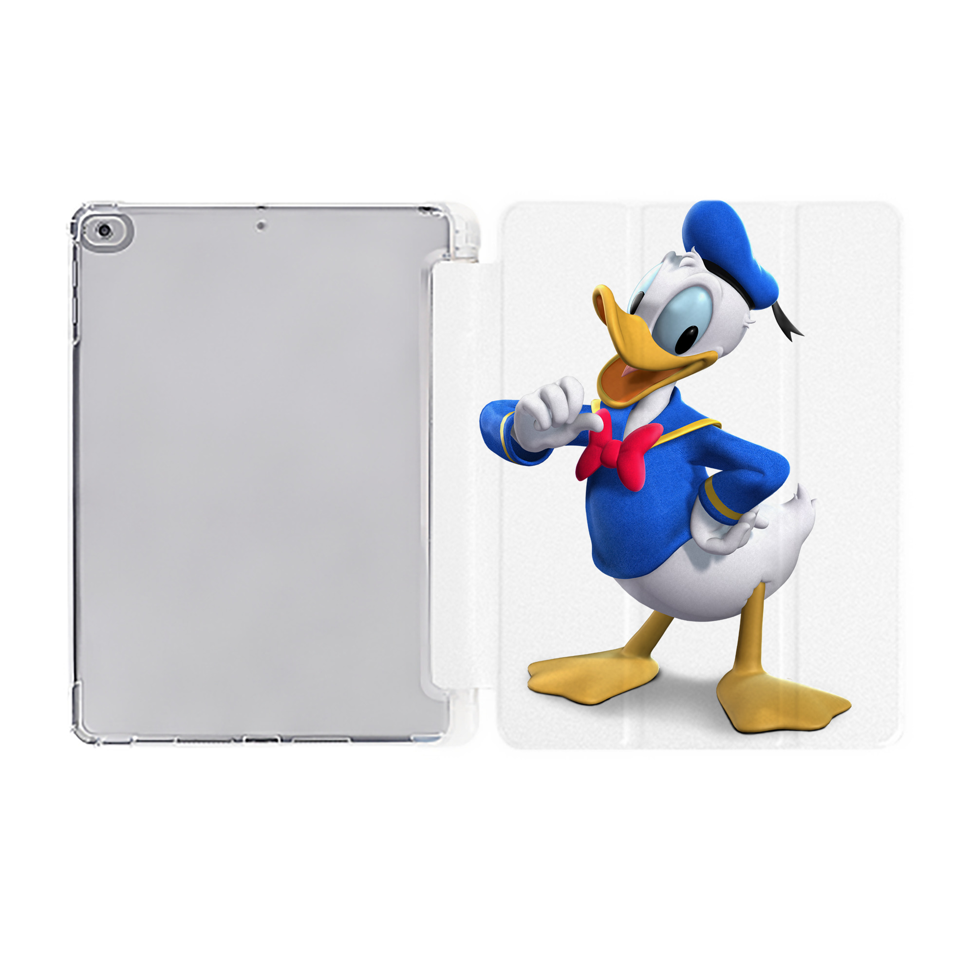 （画像用） ミッキーマウス Mickey Mouse IPad ケース ペン収納付き 三つ折りスタンド PUレザー×シリコン 対応機種9.5/10.5/10.9インチ